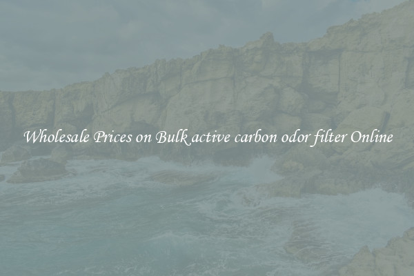 Wholesale Prices on Bulk active carbon odor filter Online