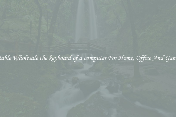 Comfortable Wholesale the keyboard of a computer For Home, Office And Gaming Use