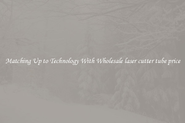 Matching Up to Technology With Wholesale laser cutter tube price
