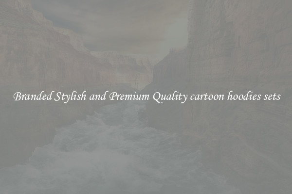 Branded Stylish and Premium Quality cartoon hoodies sets